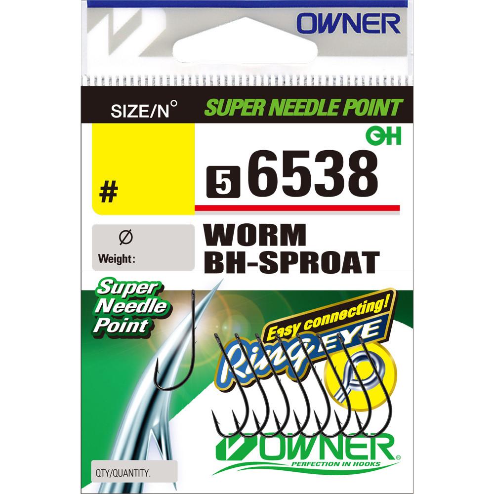 Udice Owner Worm BH-Sproat 6538 vel. 6