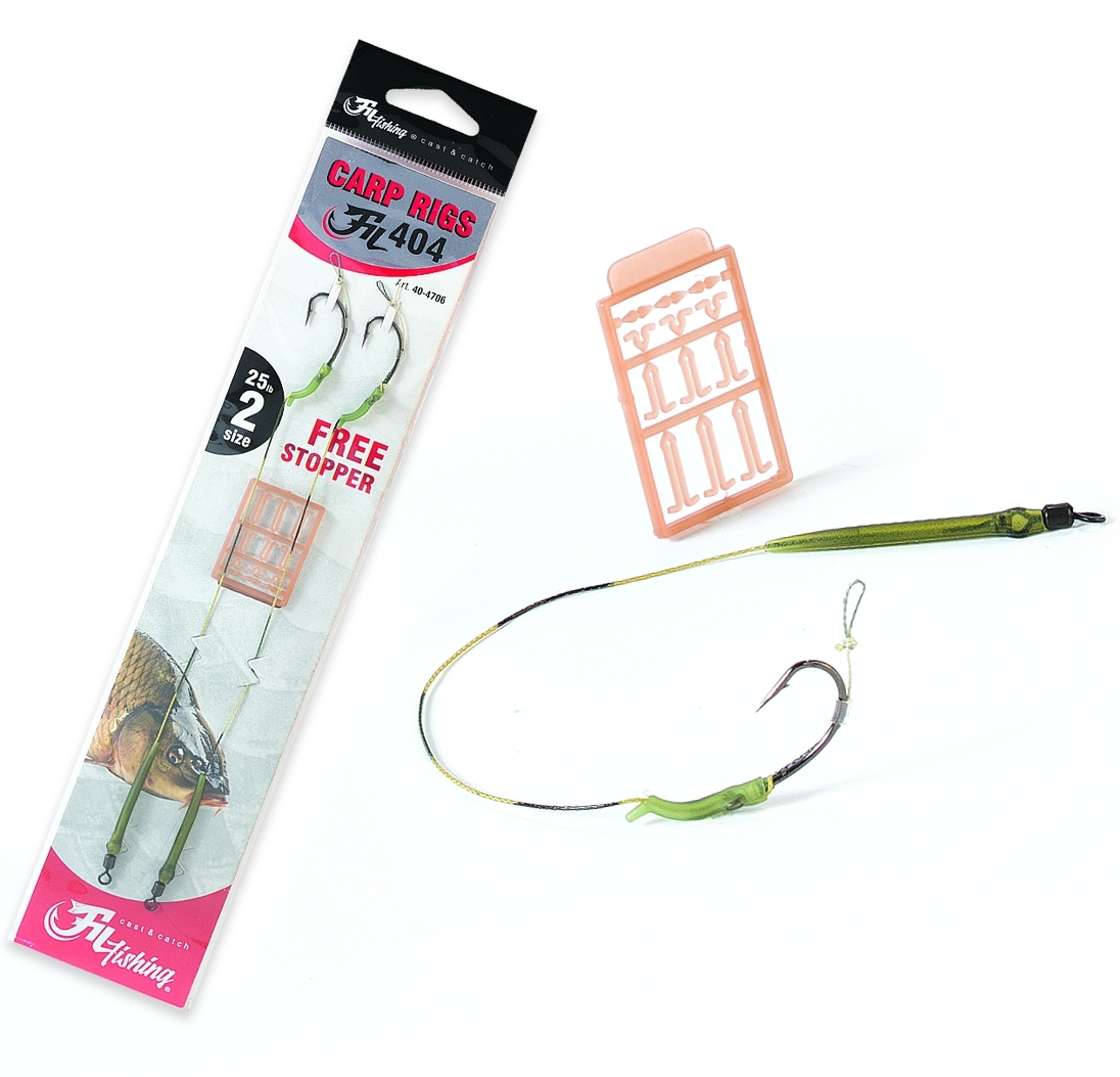 Udice FilFishing Carp Rigs 404 vel. 2-8 PREDVEZ DLAKA